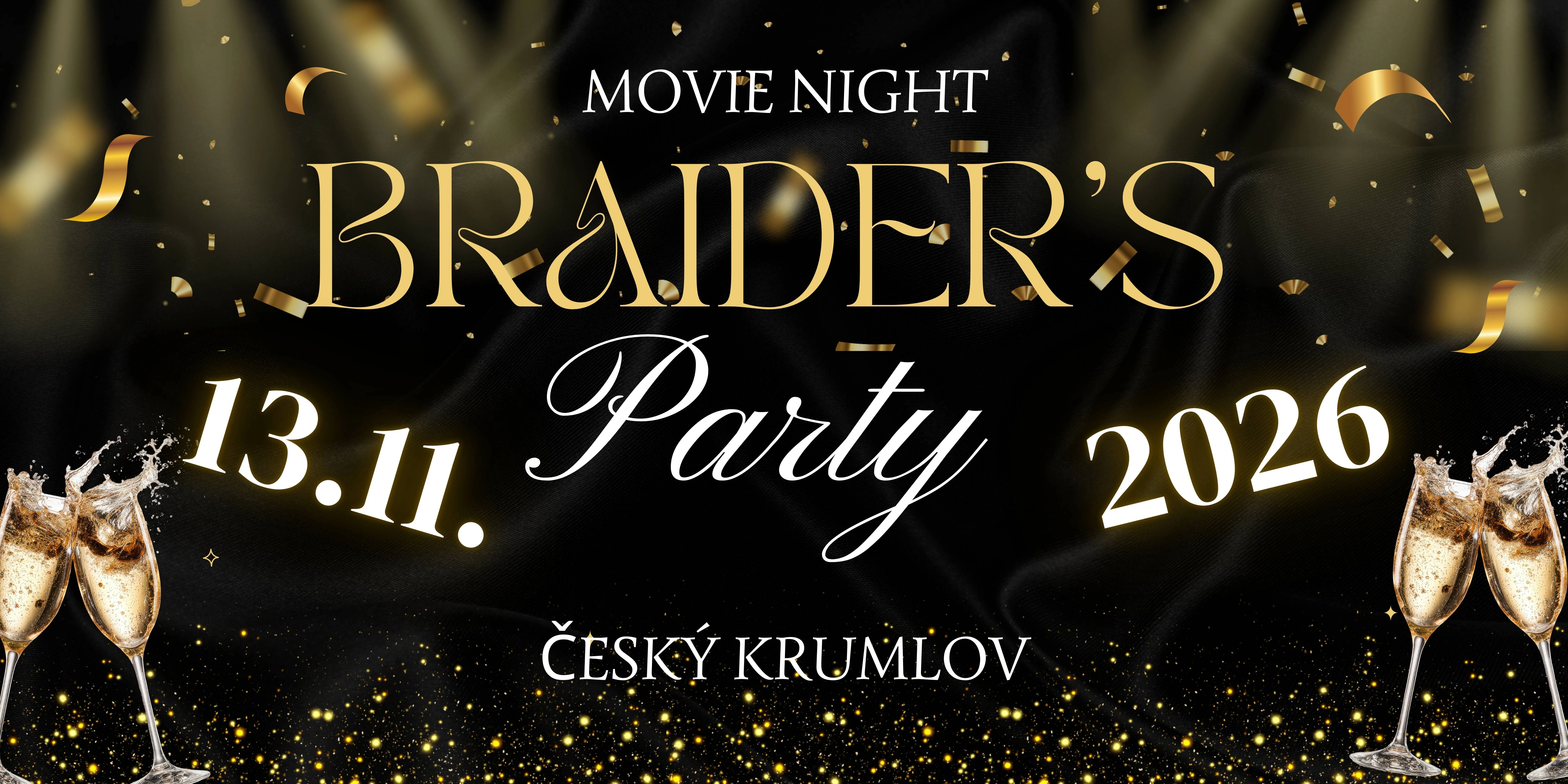 Braider's party movie night 13.11.2026 Český Krumlov